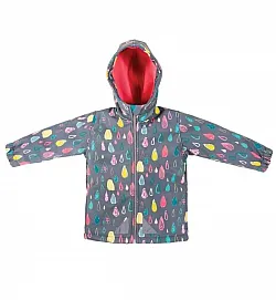 Софтшел яке Шушулка, капки, сиво