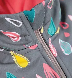 Софтшел яке Шушулка, капки, сиво