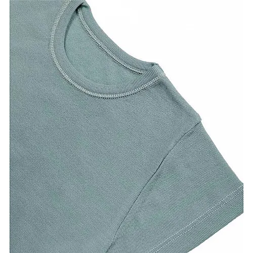 Шушулка детски тениска 100% мерино , ментово зелено