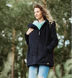 Wombat Мама-палто Wallaby 2.0 Черно