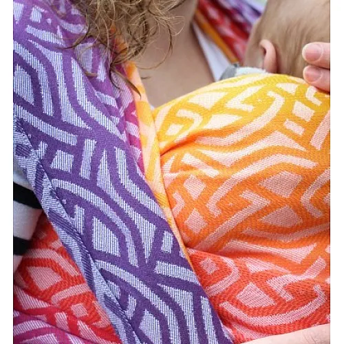 Ринг слинг Yaro Braid Fire Grad Wool