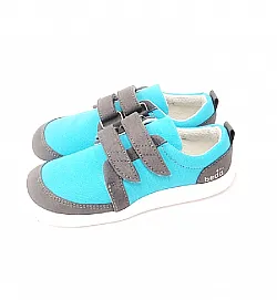 Beda детски боси текстилни обувки - тюркоаз