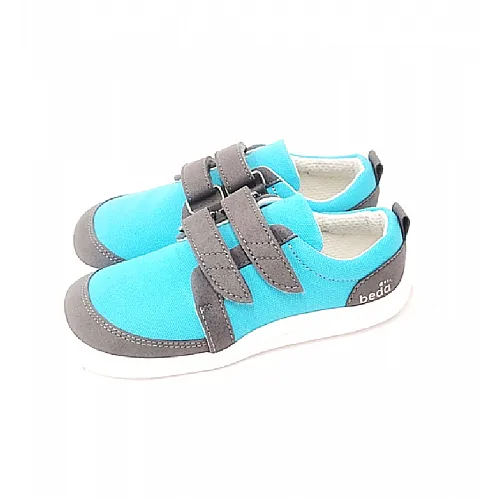 Beda детски боси текстилни обувки - тюркоаз