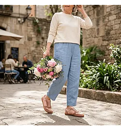  Боси обувки Groundies Panama Soft - розови