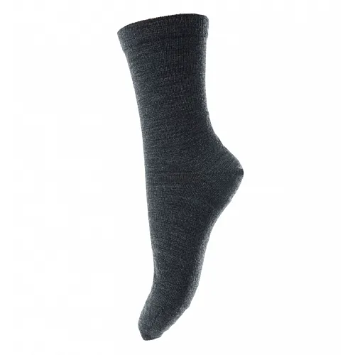 MP DENMARK тънки чорапи, вълна и памук - Тъмно сиво