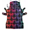  Ергономична раница Yaro Flex Butterflies Contra Black Rainbow Confetti